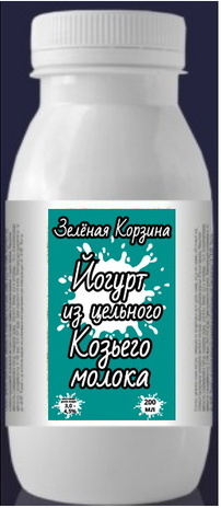 Йогурт из козьего молока "Персик-груша-злаки" с массовой долей жир 1.5 %;  СТО 45291748-001-2024. Состав: молоко козье, закваска термофильная, наполнитель фруктово-злаковый (персик-груша-злаки), сахар. Срок хранения 7 суток. Объём: 0.33л